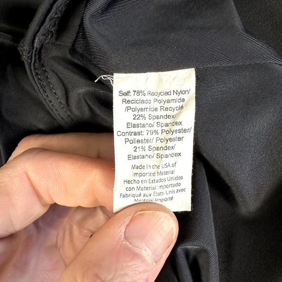 Beyond Yoga Leggings Women's Small Black Mesh To Impress High Waist Made‎ In USA - Picture 8 of 11